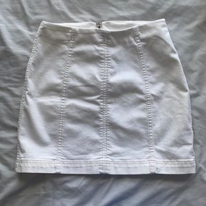 FREE PEOPLE modern femme denim mini skirt size 6